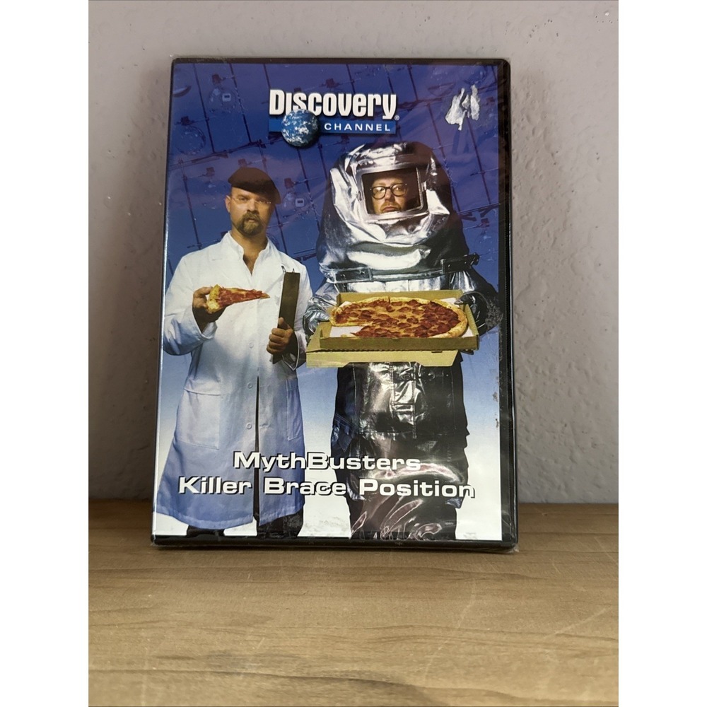 Discovery Channel MythBusters Killer Brace Position DVD 2003 Jamie Hyneman New